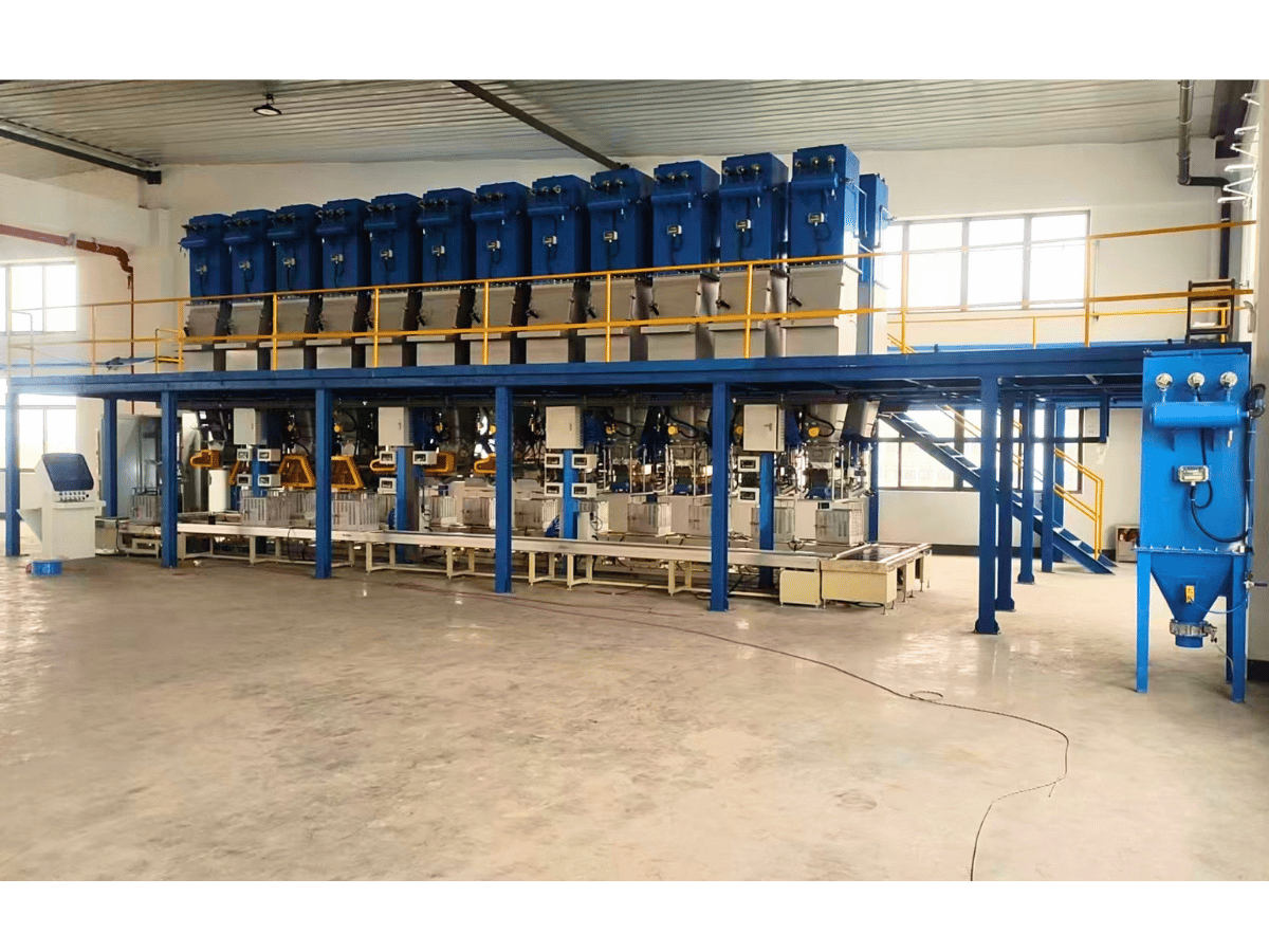 Weighing and batching machine