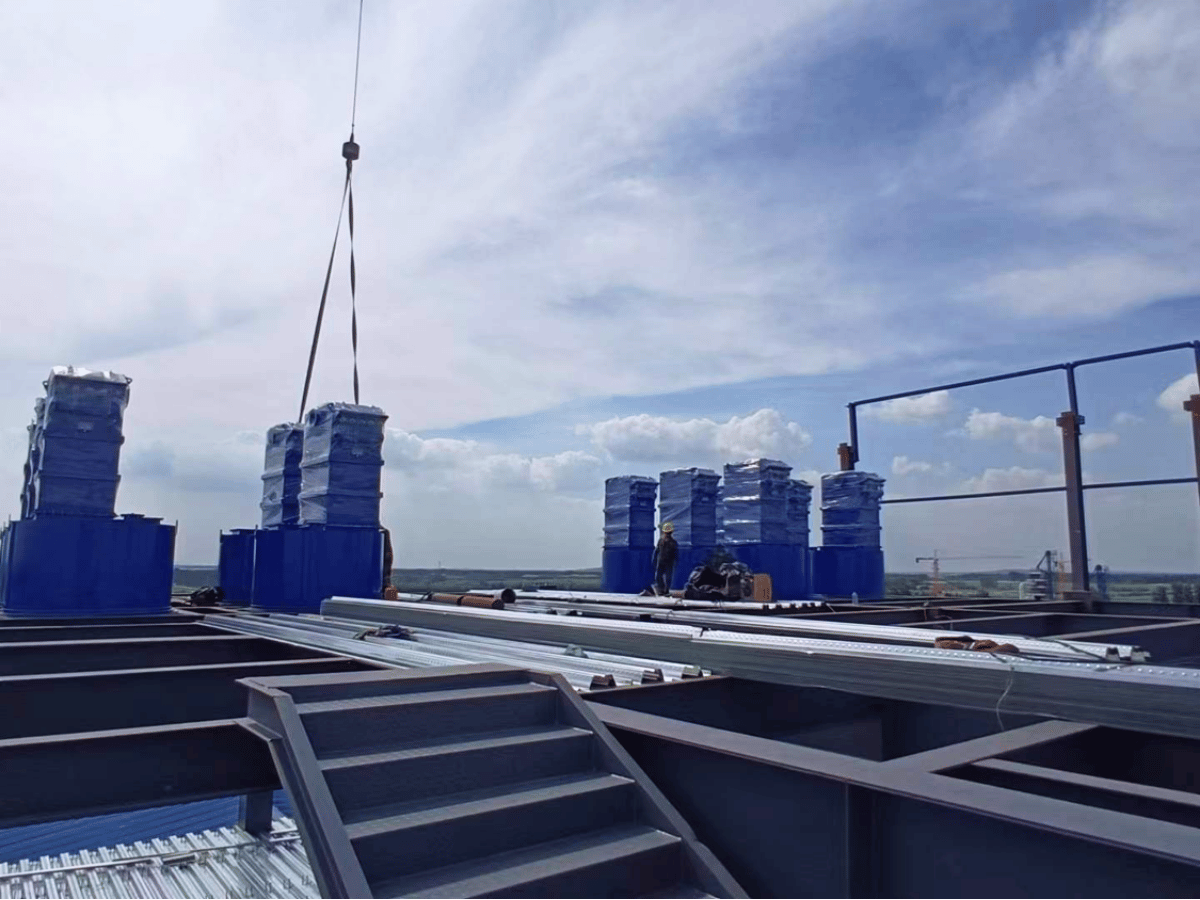 rubber machine installation