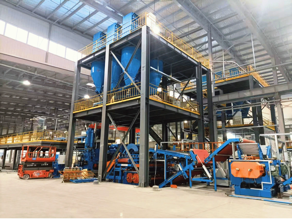 rubber plant weighing and dosing system