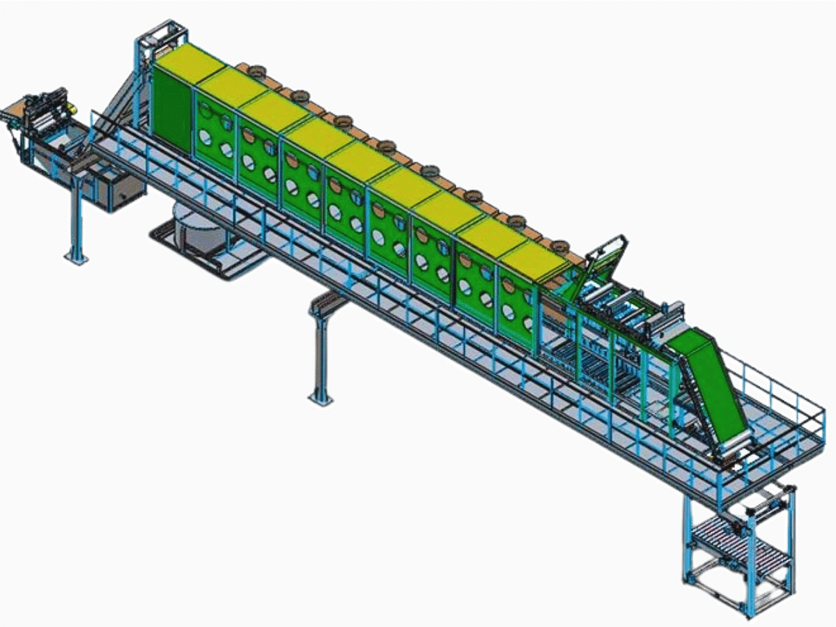 rubber batch off machine